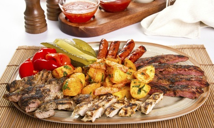 Menú de parrillada para 2 o 4 con entrante, parrillada, sangría o botella de vino desde 19,99 € en El Rincón de Kevin