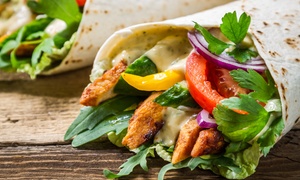 Olives And Pesto: Chicken or Vegetarian Sizzling Fajitas with Optional Wine for Two at Olives and Pesto (Up to 41% Off)