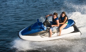 NAUTI PARC: Randonnée en Jet Ski d'1h pour 1 ou 2 personnes avec passagers dès 79 € au Nauti Parc
