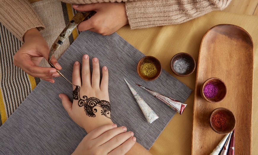 Image 1: Get Henna Tattooing at Shine Beauty Studio (Inside Walmart Roswell)