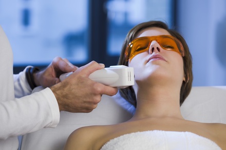 One Session:  IPL (Intense Pulsed Light) Photofacial Face and Neck - My Secret Med Spa