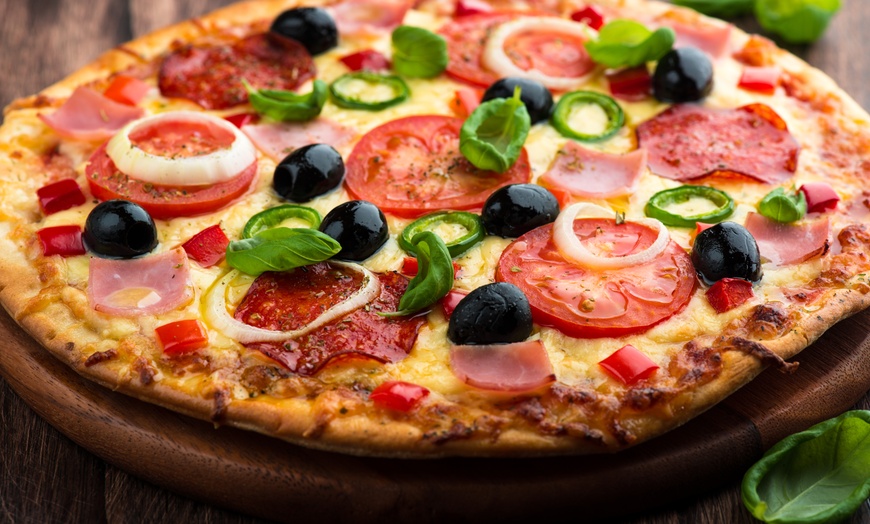 Image 1: Up to 25% Off on Pizza at P4 Pizza