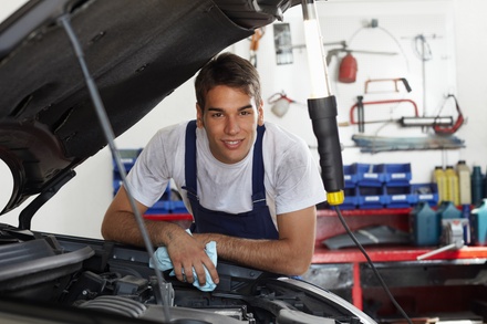 One Full Synthetic Blend Oil Change + Full Multipoint Inspection For 1 Car - Race Track Auto Center