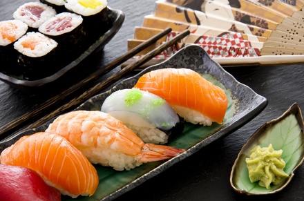 3 Course Meal of Traditional Japanese Sushi for Two