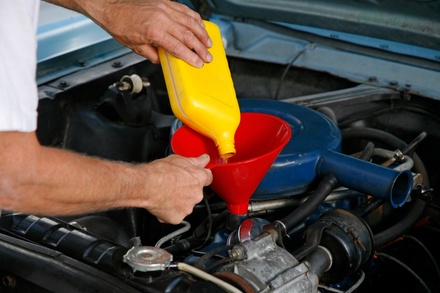 Synthetic Blend Oil Change + Brake and Undercarriage Inspection and Fluid Top-Off - S K Auto Body & Repair