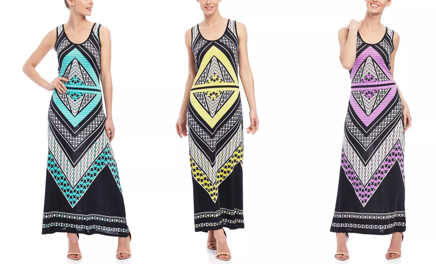Studio West Sleeveless Printed Maxi Dress | Brought to You by ideel - Primary Image