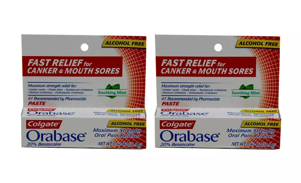 Colgate Orabase Maximum Strength Oral Pain Reliever (2-Pack) - Primary Image