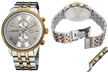August Steiner Men’s Swiss Quartz Bracelet Watch with Coin-Edge Bezel - Second Medium