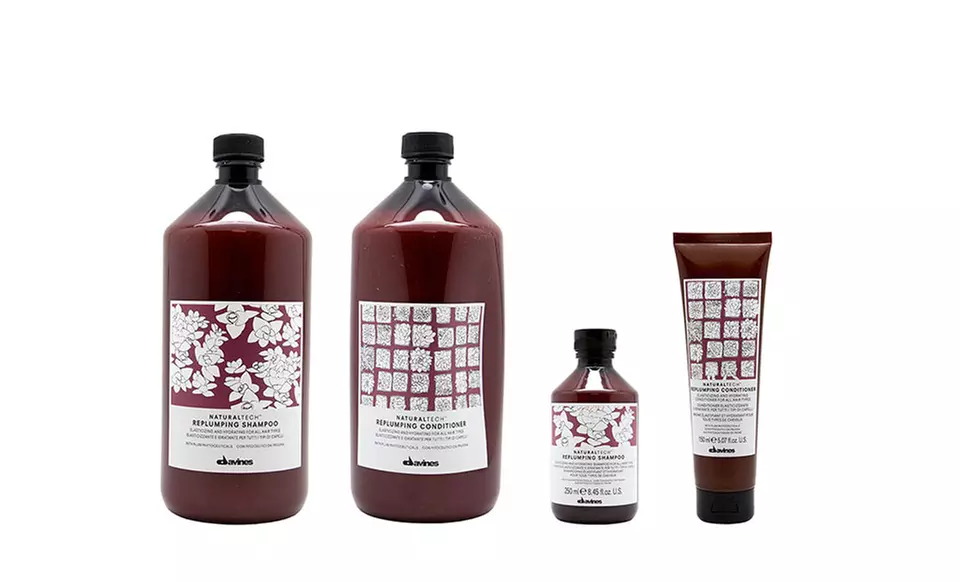 Davines Replumping Shampoo or Conditioner (5.07, 8.45, or 33.8 Fl. Oz.) - Primary Image