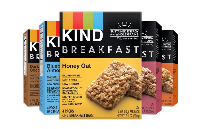 KIND Breakfast Bars (16-Count) | Groupon