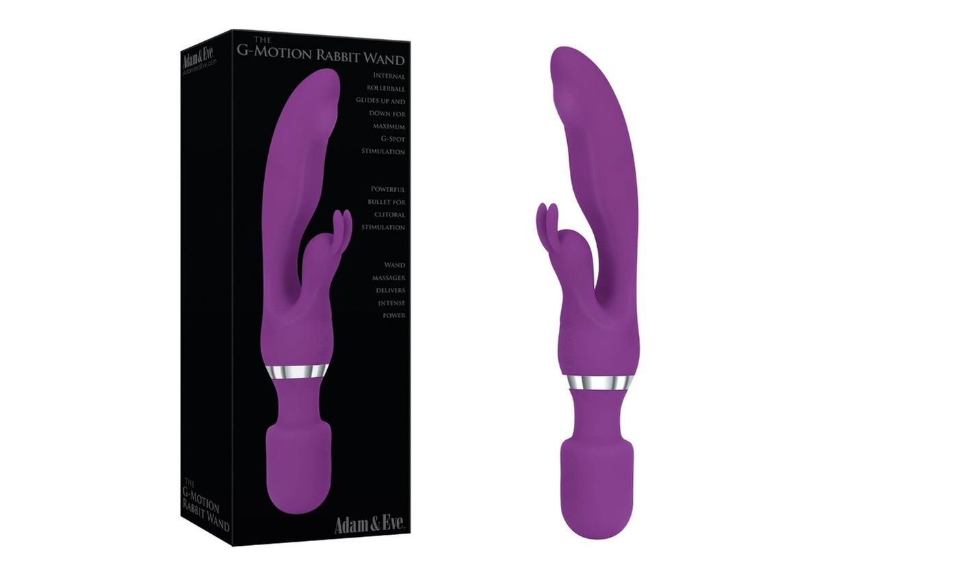 Adam and Eve G-Motion Rabbit Wand - Primary Image