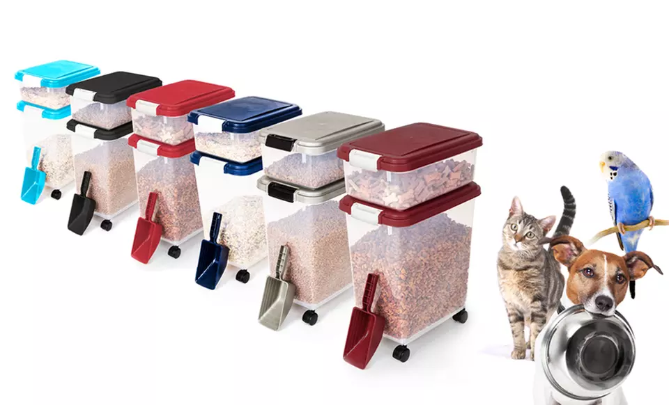 Pet-Food Bins and Scoops (3-Piece) - Primary Image