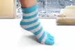 Striped Kids' Toe Socks (6-Pack) - Second Medium