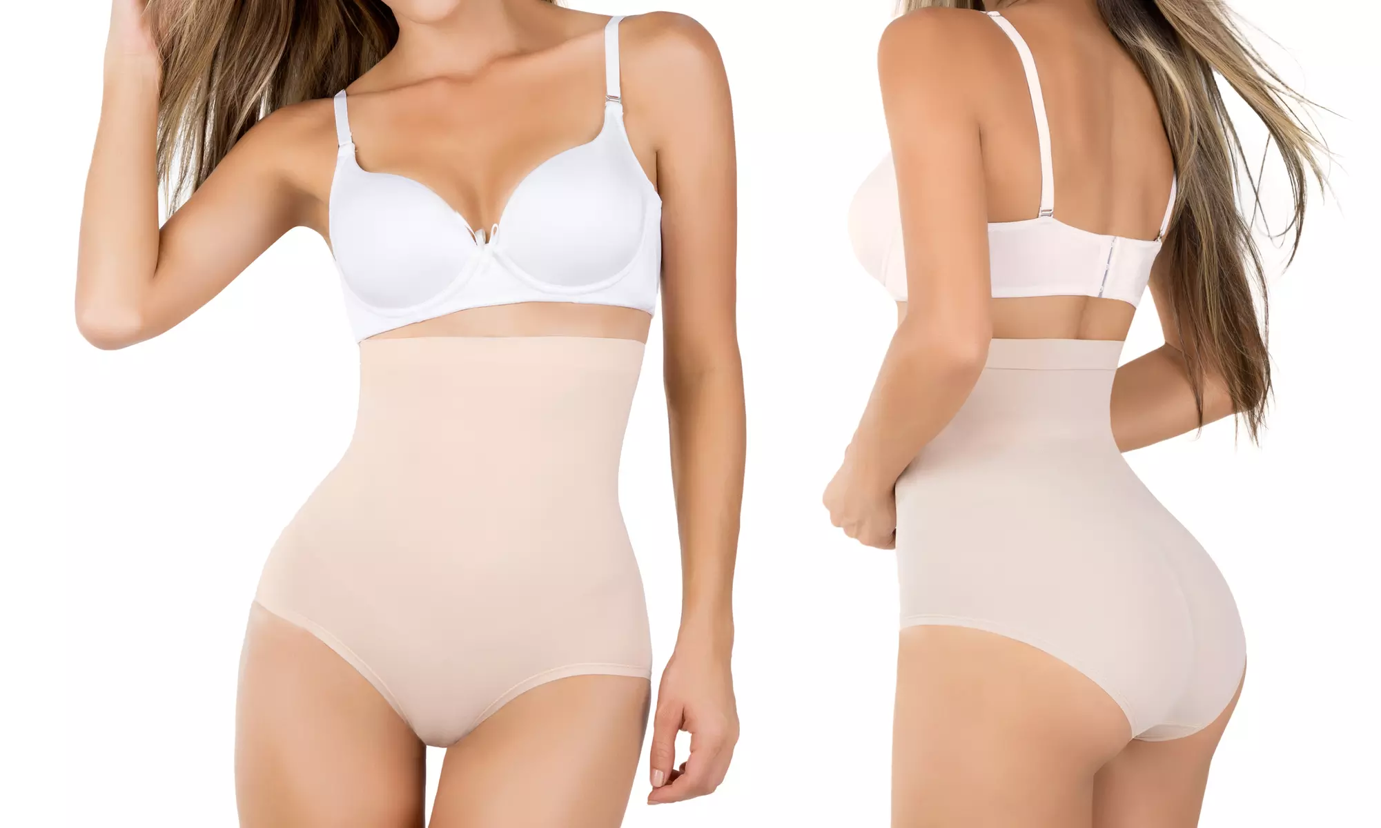 Women's Seamless Girdle Tummy Control Shapewear (2-Pack) - Second Medium