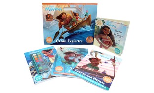 Disney Moana Activity Book Bundle (Set of 5)