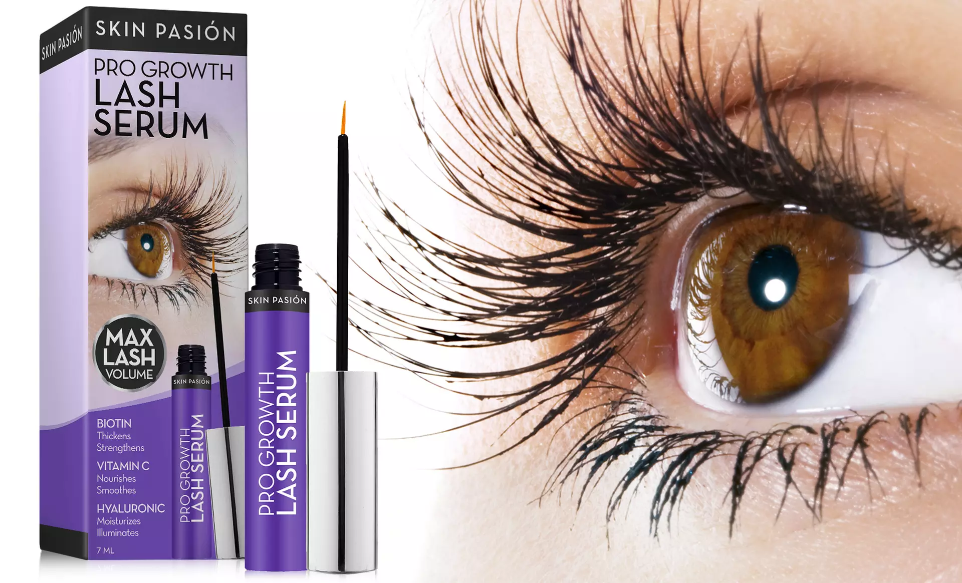 Skin Pasión Pro Growth Lash Serum (7mL) - Primary Image