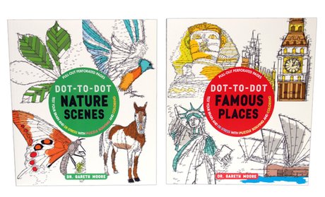 Dot-to-Dot Famous Places and Nature Scenes (2-Pack)