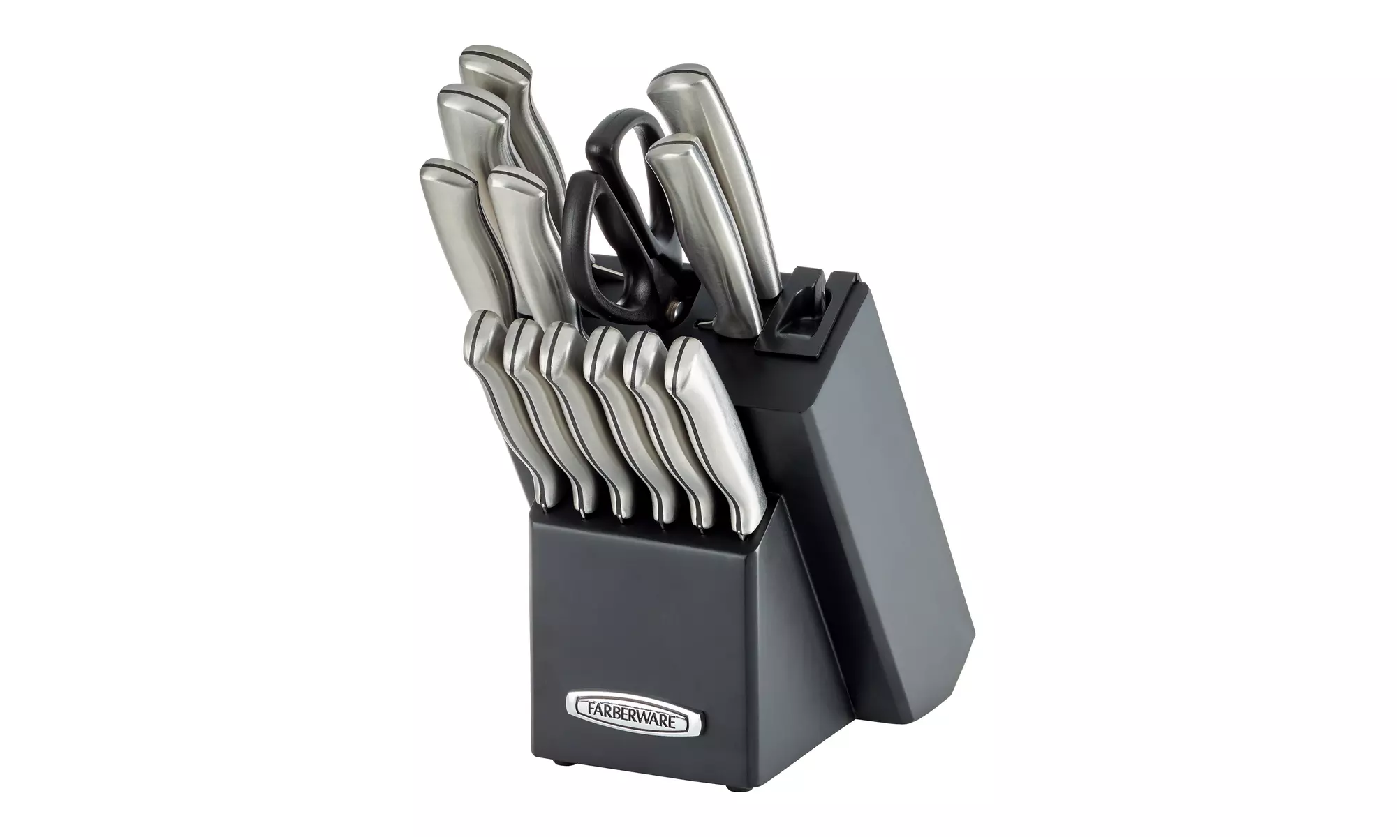 Farberware EdgeKeeper Basic Stamped Stainless-Steel Cutlery Set (14-Piece) - Second Medium