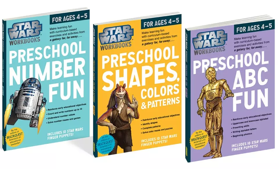 Star Wars Workbook Bundles: Grades Preschool Through Grade 4 - Second Medium