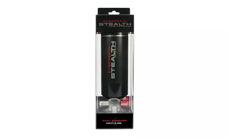 Cyberskin Stealth Anal or Anal and Oral Stroker with Removable Mount - Second Medium