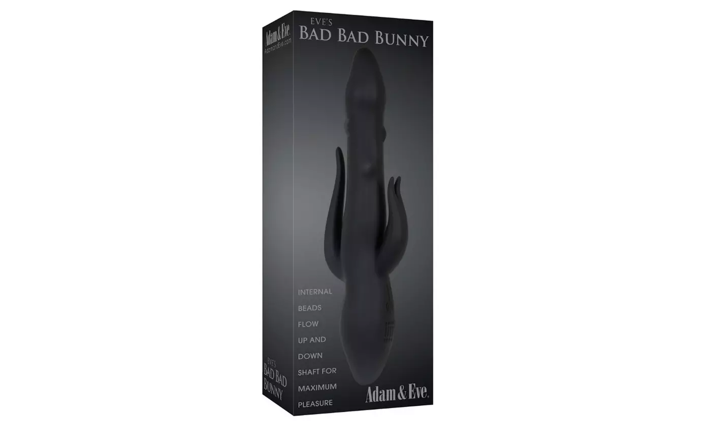 Adam and Eve Bad Bunny Triple Stimulating Rabbit Vibrator - Second Medium