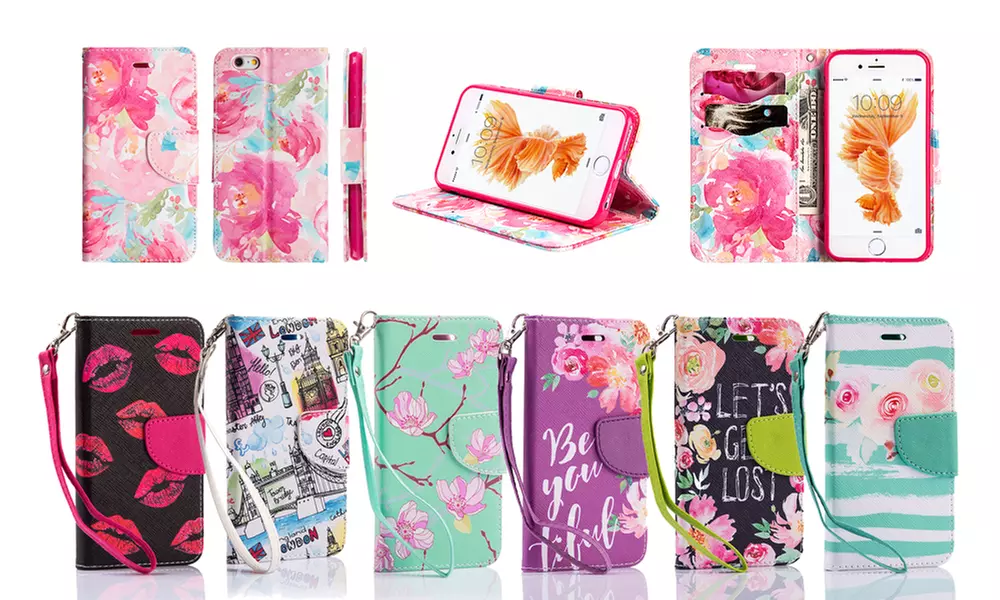 WalvoDesign Wallet Phone Cases for iPhone 7 or 7 Plus - Primary Image