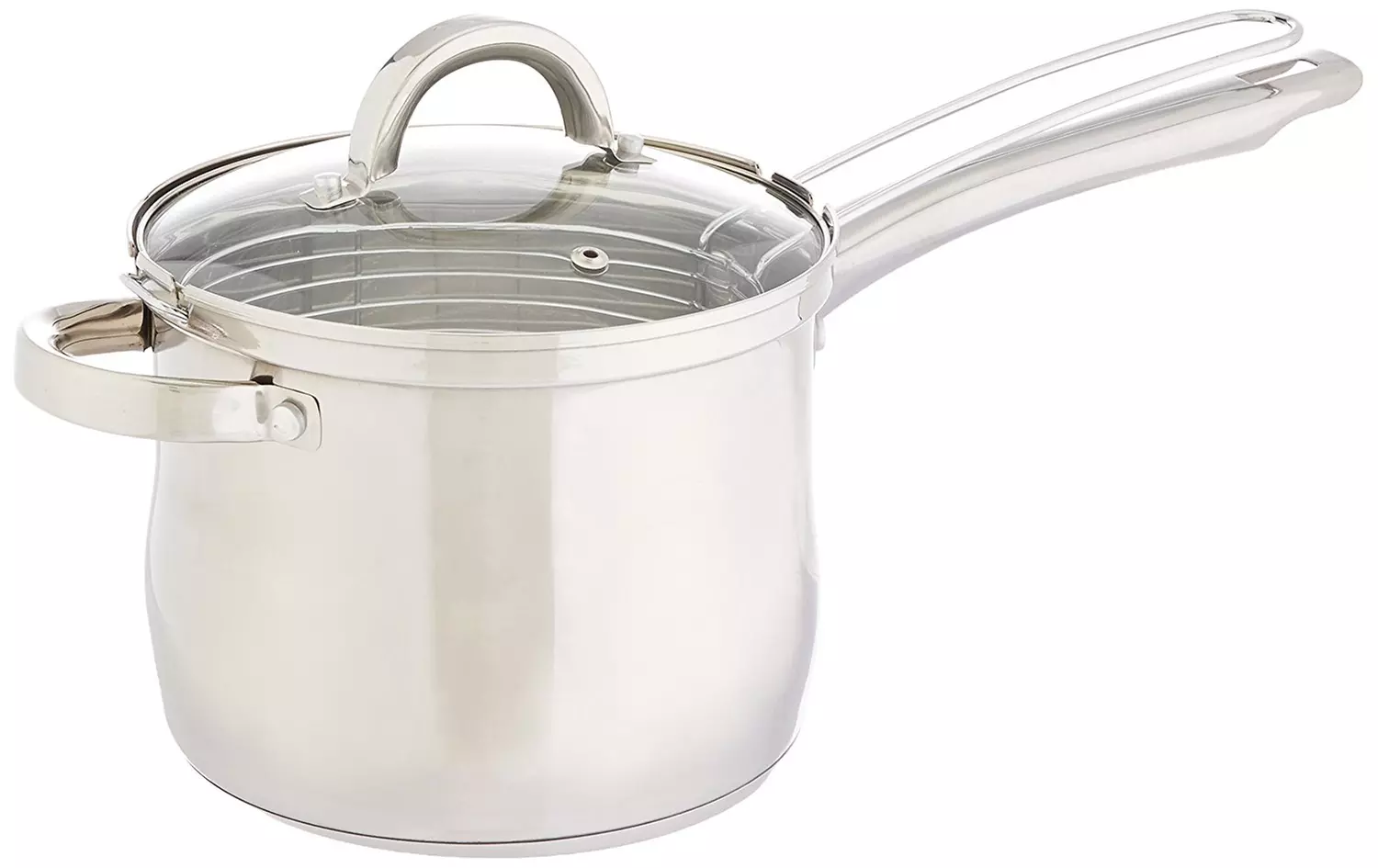 Stainless Steel 4 QT Stove-top Deep Fryer Set (3-Piece) - Second Medium