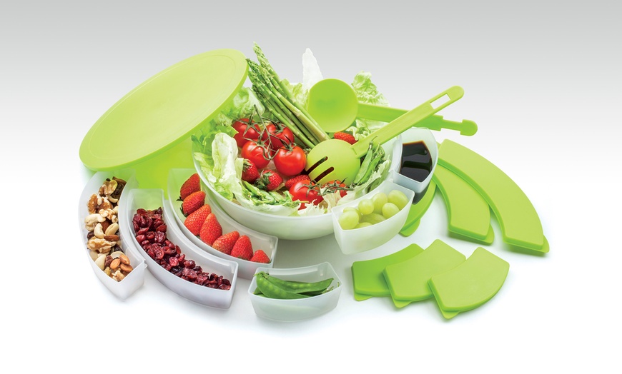 15Piece Salad Bowl Set Groupon Goods