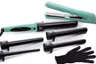 Moda Beauty Curling Iron and Flat Iron Set (8-Piece) - Second Medium