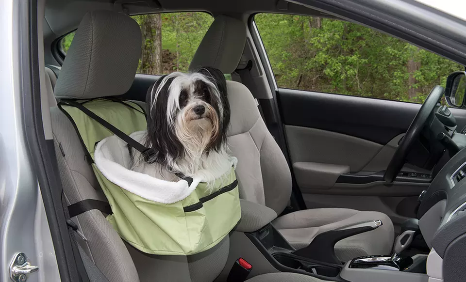 Evelots Window-View Pet Booster Car Seat - Second Medium