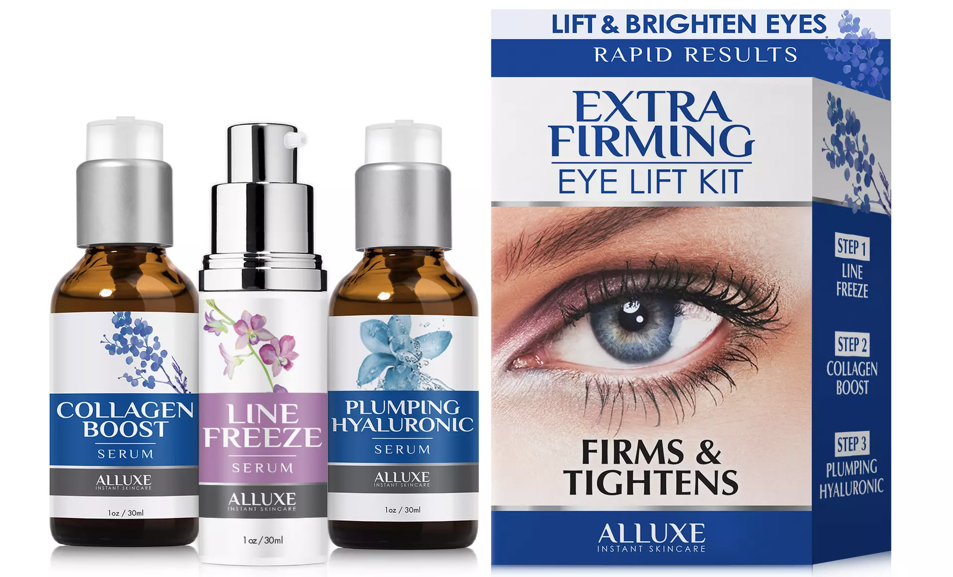 Alluxe Extra-Firming Eye Lift Kit (3-Piece) - Primary Image