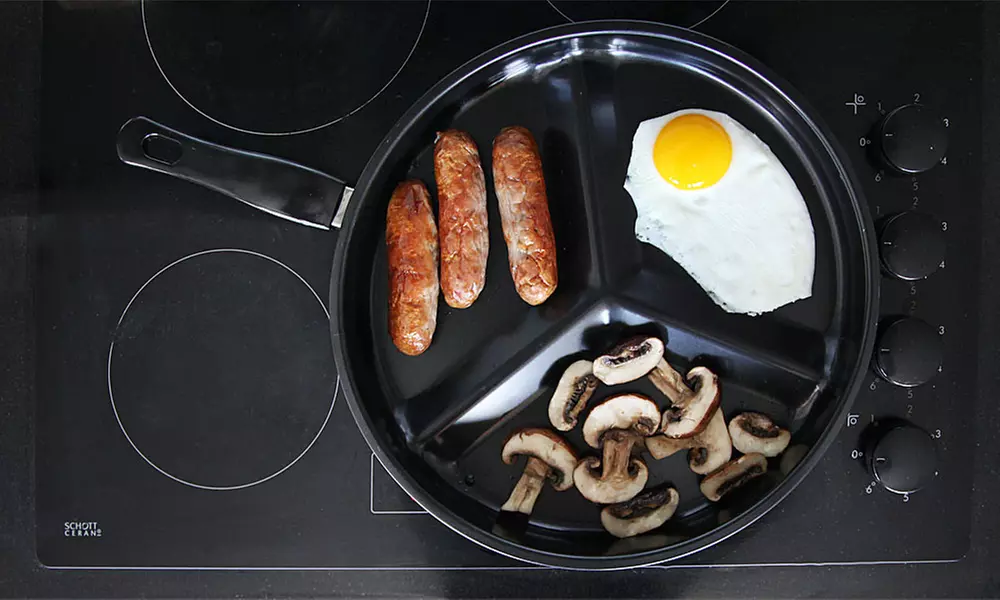 Non-Stick Divider Frying-Pan Set (3-Piece) - Second Medium