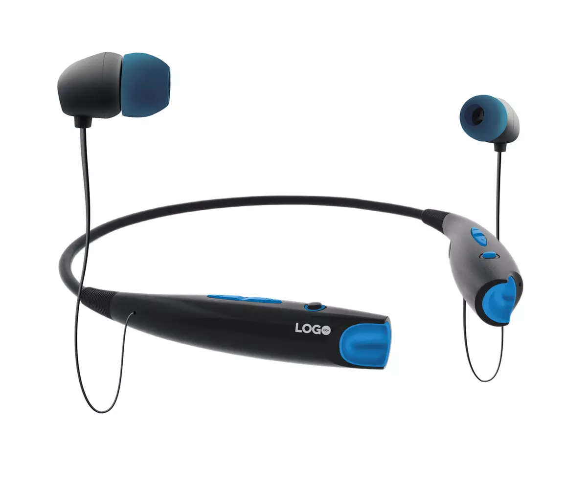 Master Record iJoy Logo Wireless Bluetooth Neckband Headphones - Primary Image