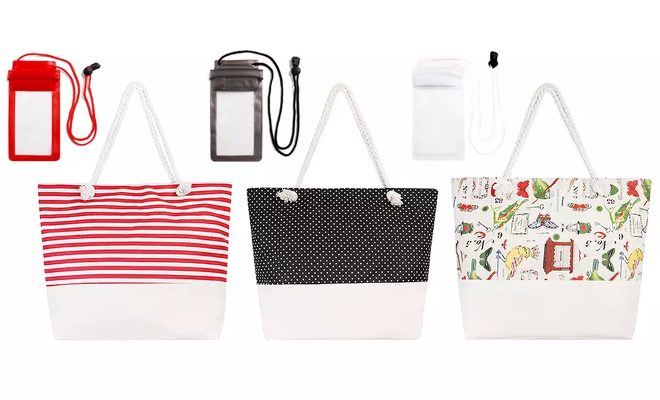 Summer Jumbo Tote Bag Set - Primary Image
