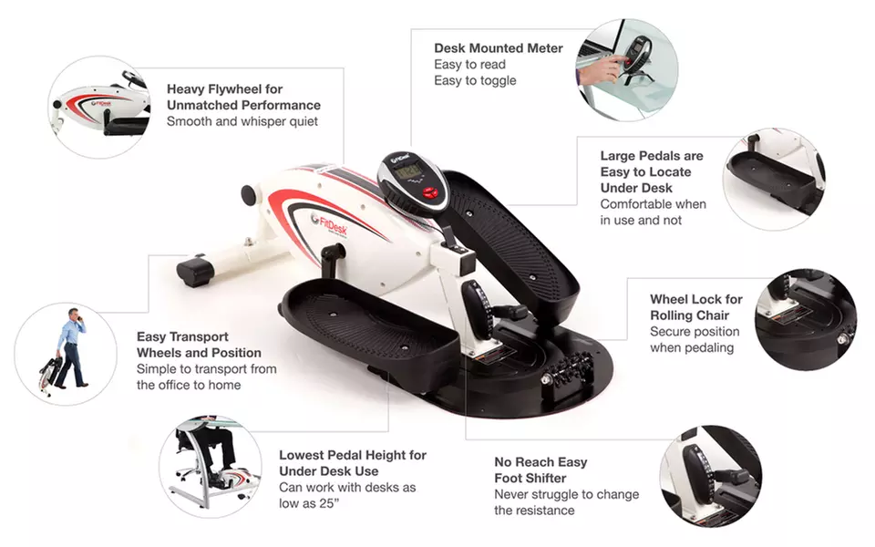 FitDesk Under-Desk Elliptical - Second Medium