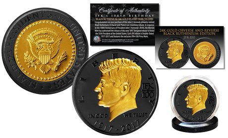 John F. Kennedy 100th Birthday Celebration Tribute Coin