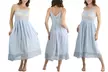 Women's Lace-Top Cotton Slip Nightgown - Second Medium