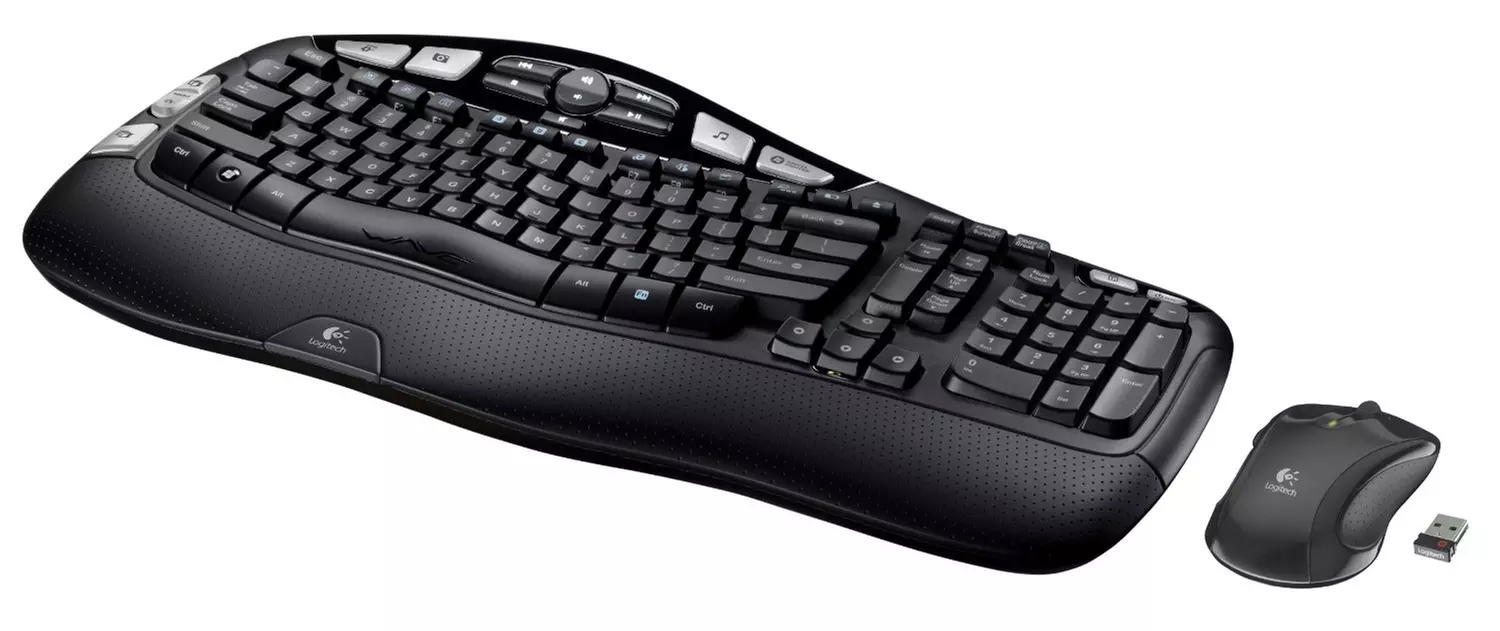 Logitech MK550 Wireless Wave Keyboard and Mouse (Manufacturer Refurbished) - Second Medium