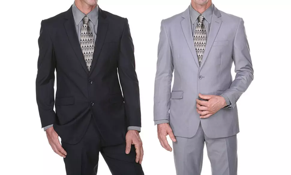 Stanzino Men's Modern Fit Suits and Ties (2-Piece) - Primary Image