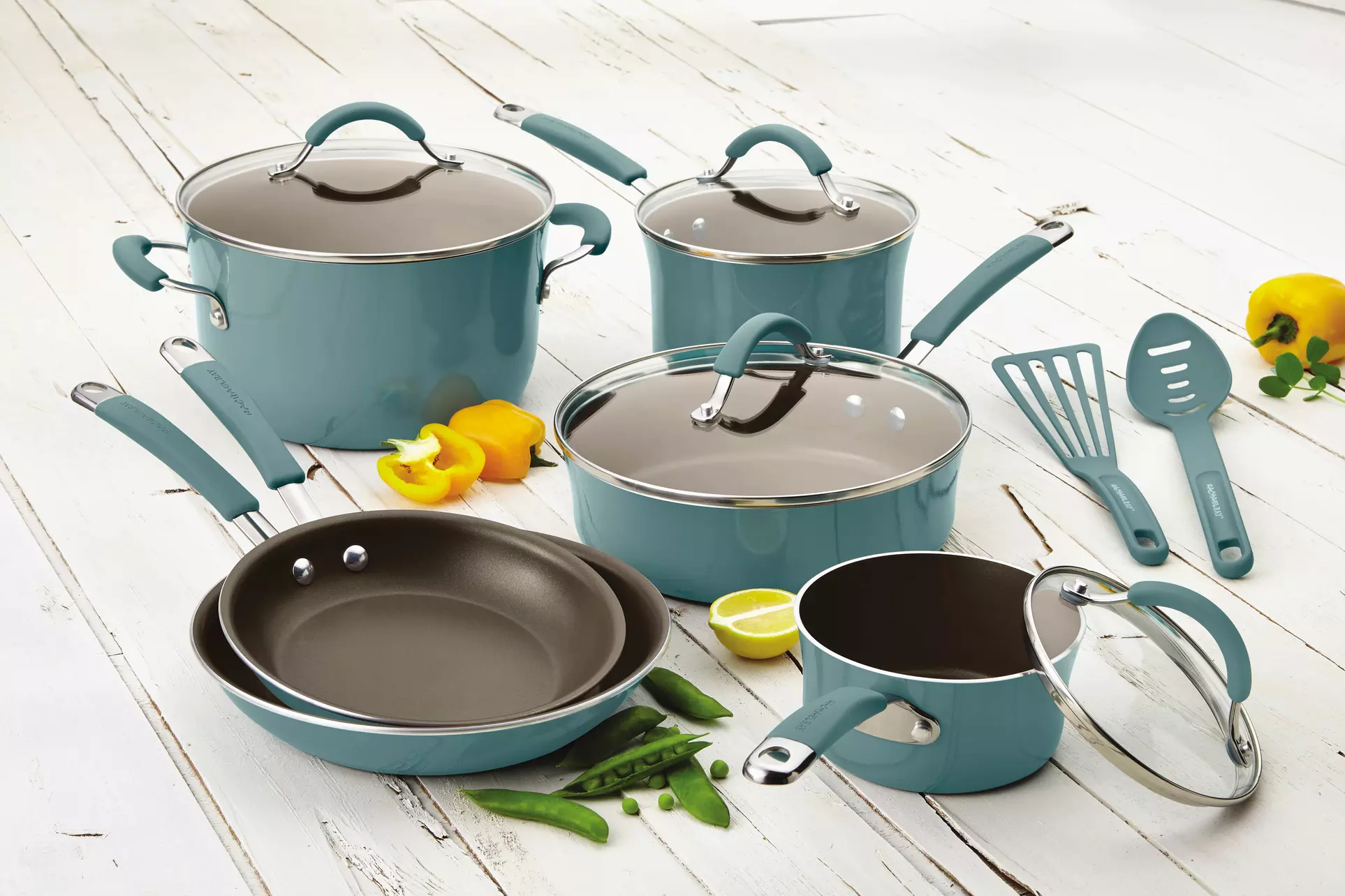 Rachael Ray Cucina Hard Enamel Nonstick Cookware Set (12-Piece)  - Primary Image