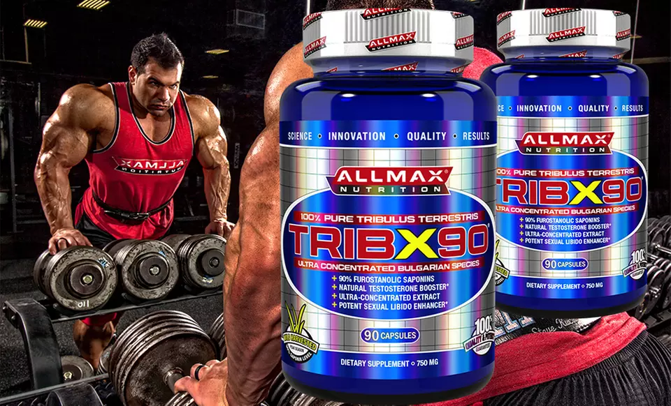 Allmax TribX90 Testosterone and Libido Enhancer (1- or 2-Pack) - Second Medium