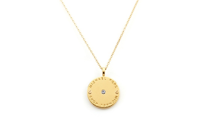 michael kors circle pendant