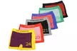 Men's Seamless Microfiber Sports-Themed Boxer Briefs (6-Pack) - Second Medium
