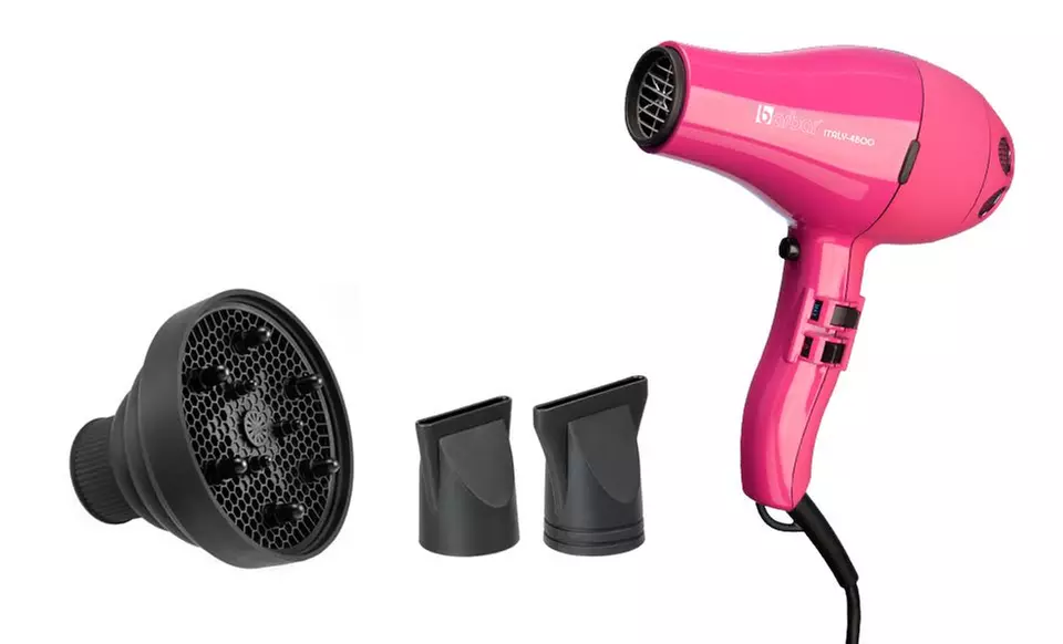 Barbar Pro Italy 4800 Ionic Hair Dryer with Diffuser - Primary Image