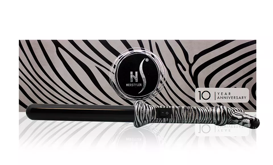 Herstyler Platinum Zebra Curling Iron - Primary Image
