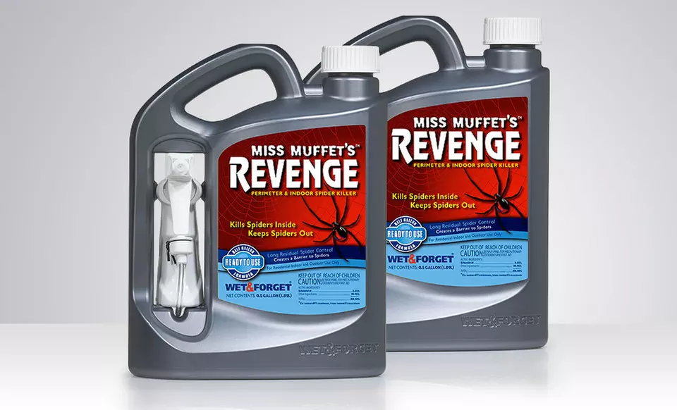 Wet & Forget Miss Muffet's Revenge Spider Killer; 2-Pack of 64oz. Bottles - Primary Image