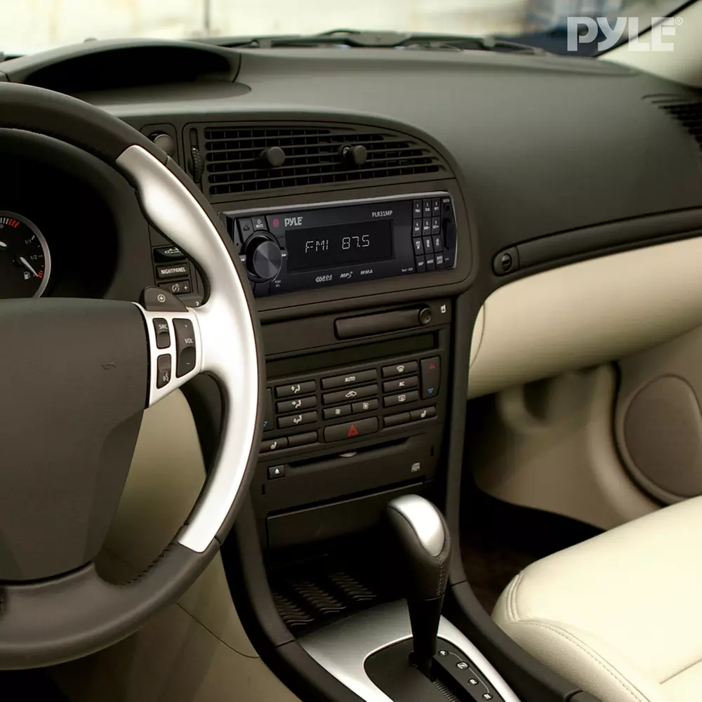 Pyle Audio In-Dash Detachable Face Radio - Primary Image