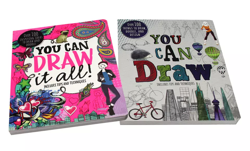 "You Can Draw" Instructional Books for Kids (2-Pack)  - Primary Image