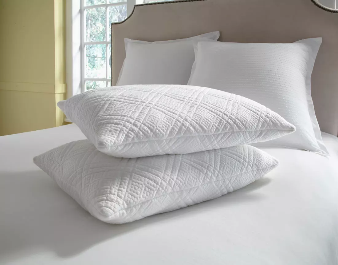 Quilted Memory-Foam Pillow (2-Pack) - Primary Image