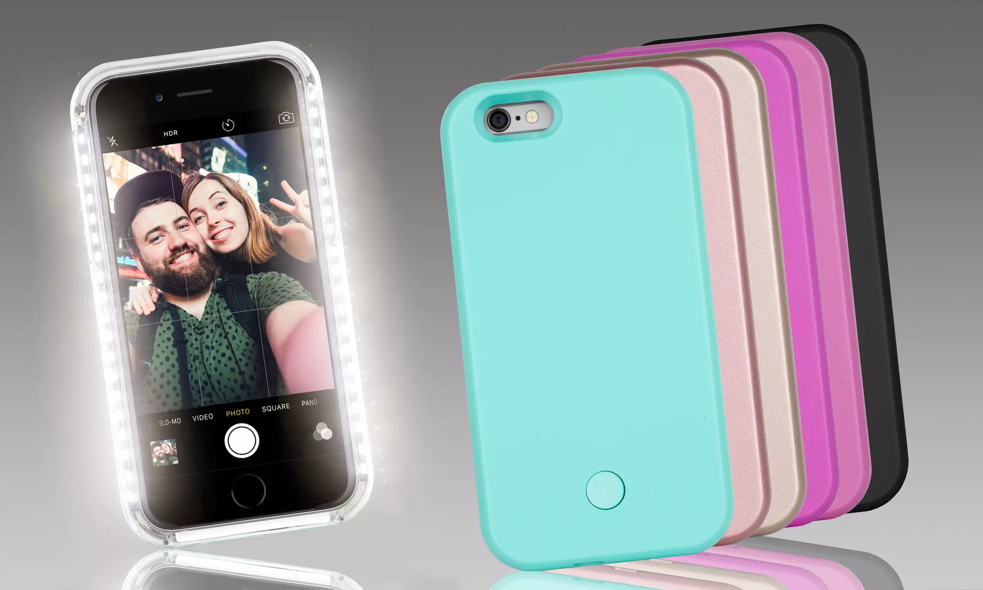 LED Light-Up Selfie Case for iPhone 6/6s and 6 Plus/6s Plus - Primary Image